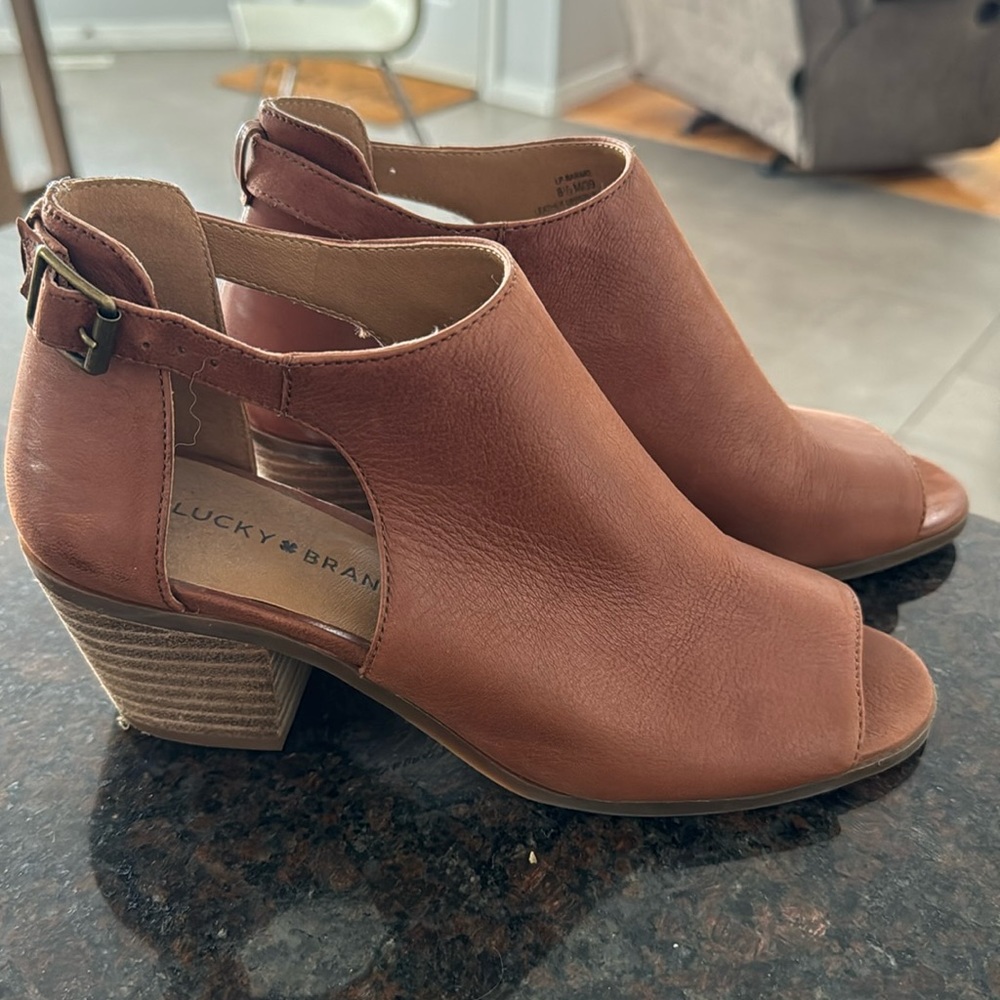 Brand New - Lucky Brand - Open Toe Heeled Bootie/Sandal - 8.5